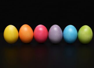 Czy jajka można malować farbami?